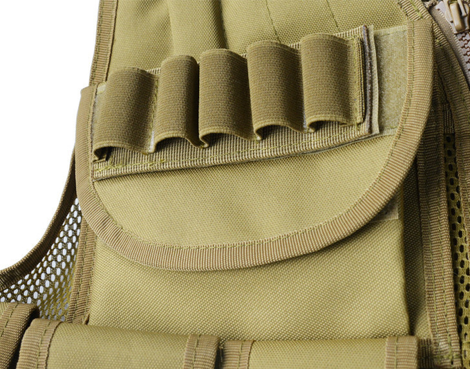 Breathable Nylon Mesh Military Plate Carrier Vest High Tensile