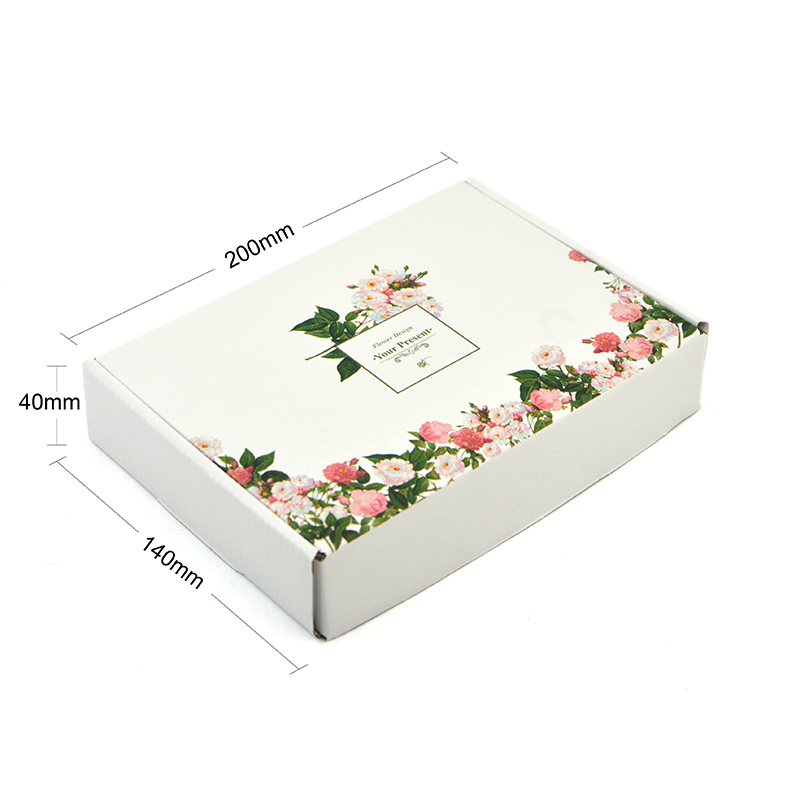 Custom Printed Colorful 4C Corrugated Cardboard Packing Box Recycled | Custom Small Shipping Boxes with UV Coating