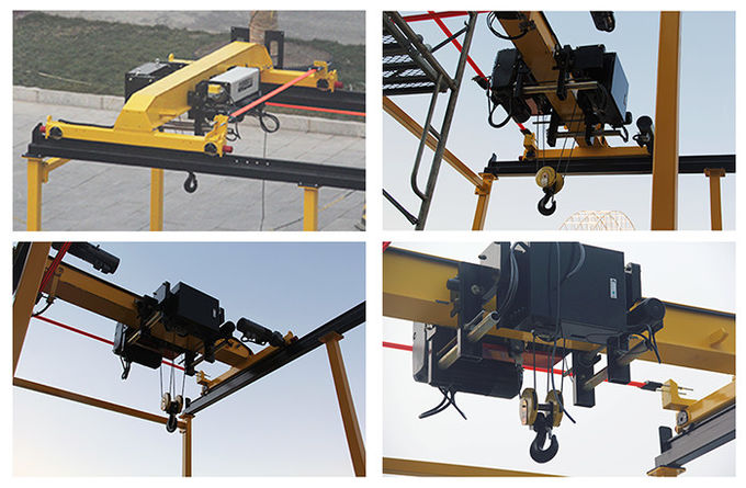 Customized Monorail Wire Rope Electric Hoist Lifting Devices Low Headroom