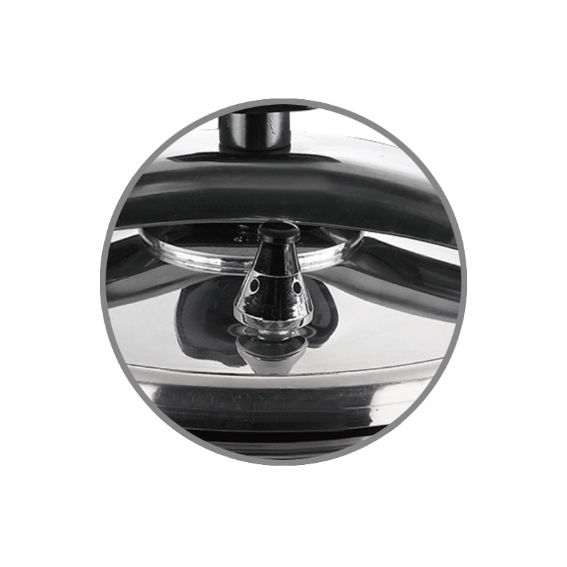 Anti Explosion Polished Surface Bakelite Handle Cooker 3 Litre Aluminium Alloy