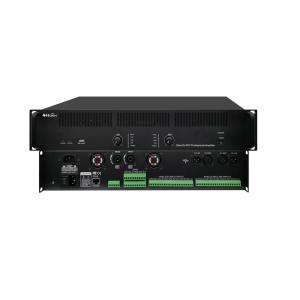 Speaker Amplifying Sound Built in 8*8-way Dante Media matrix and 2*800W Digital