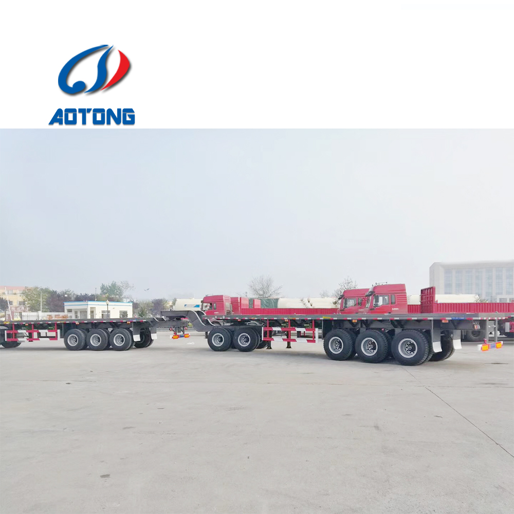 10 Steel Spring Suspension Super Link Side Dump Semi Trailer with 30 tons Max Payload