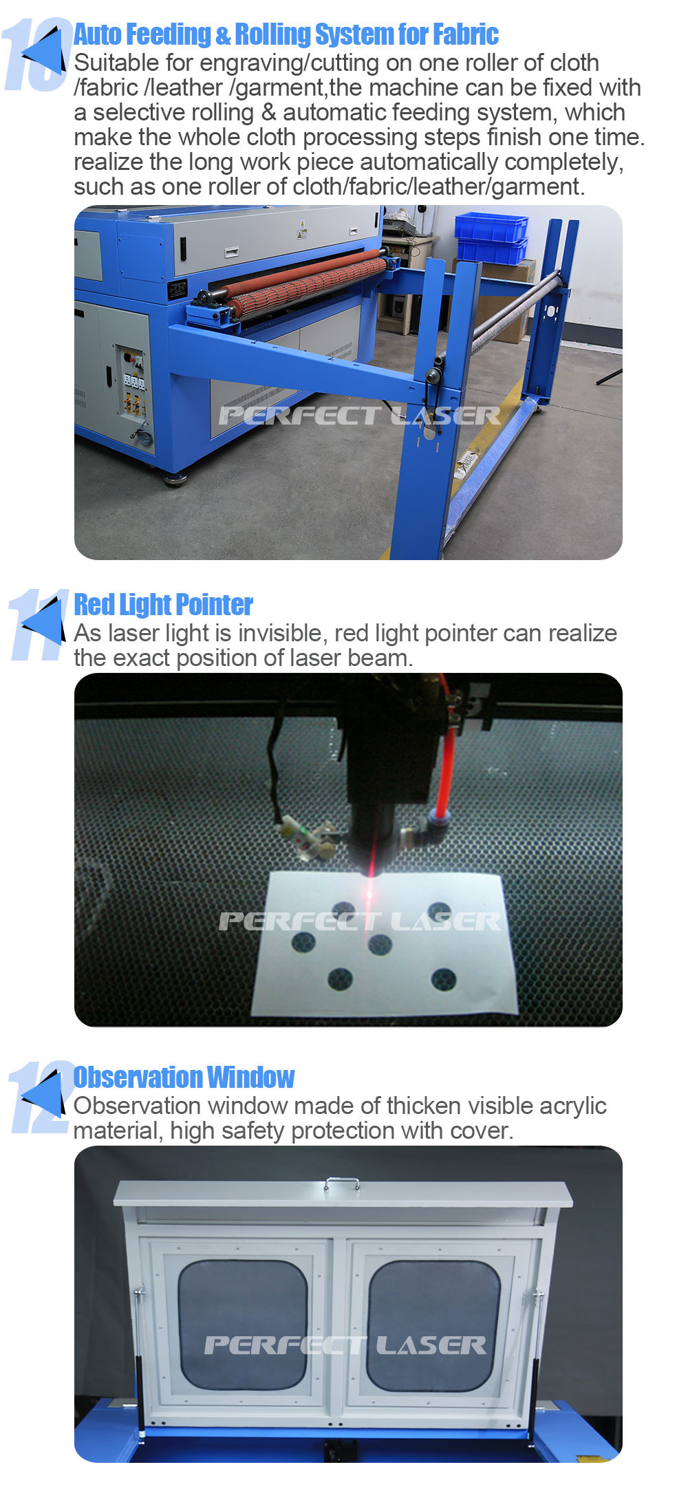 Automatic LCD Touch CO2 Laser Cutting Machine For Fabric / Garment