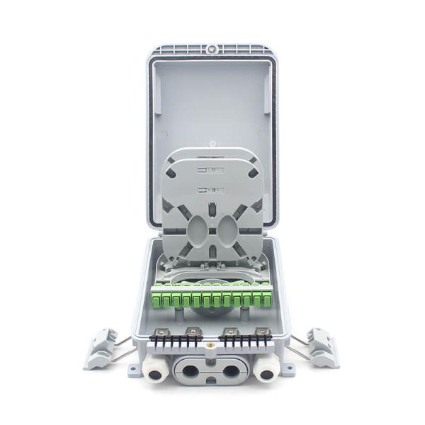 12 Ports Mini SC Optical Fiber Termination Box Flip-up cover For FTTx FTTA