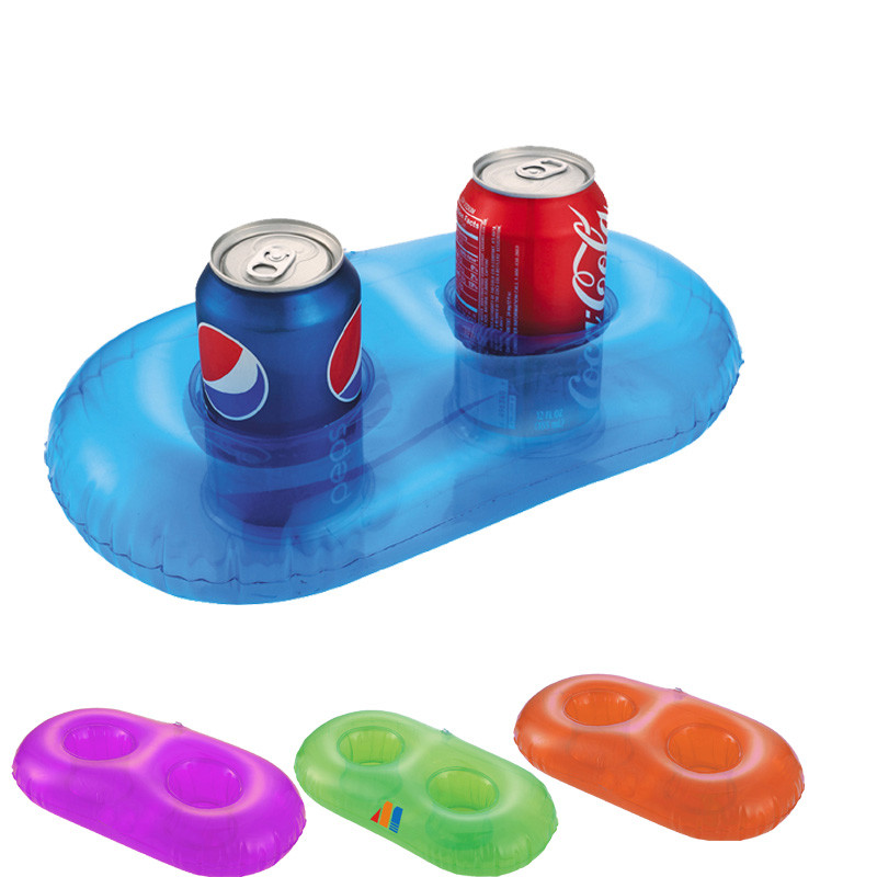 Popular PVC Beach Bum Inflatable Drink Can Holder,promotional gifts