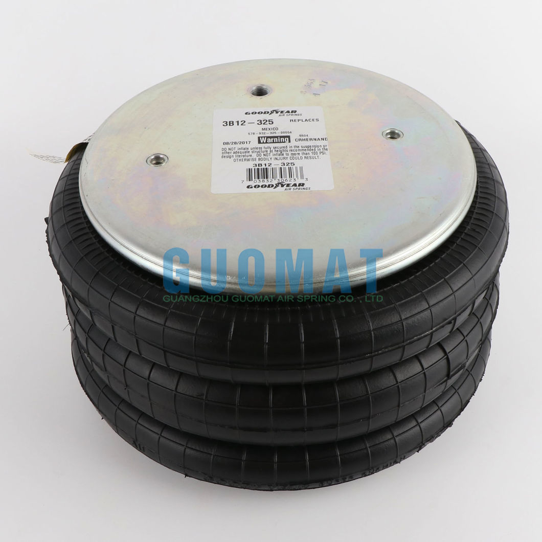Goodyear Triple Convoluted Airbag 3b12-325 Suspension Air Bellow 578-93-3-103