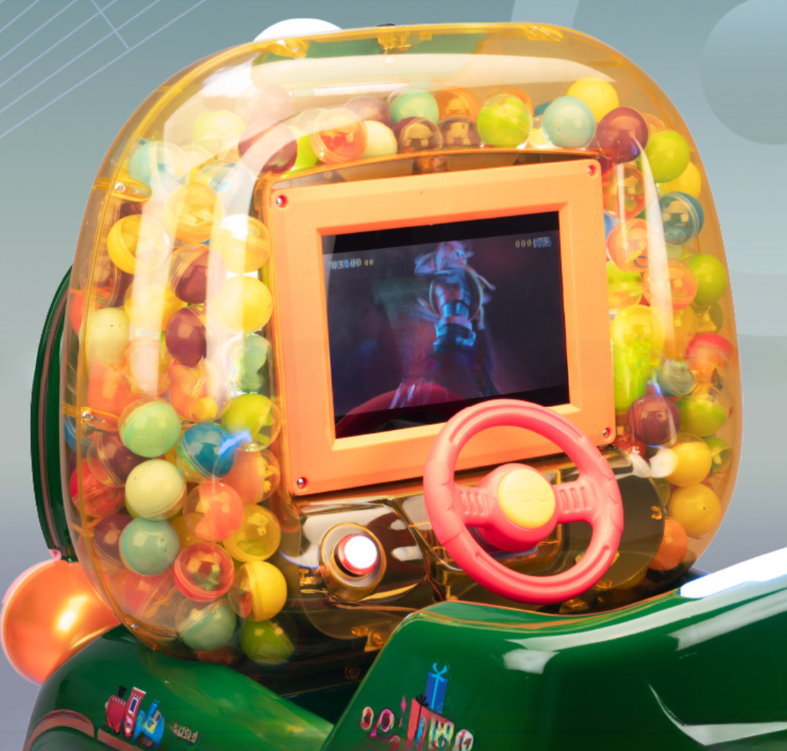 Hot sale kids rides plastic kiddie game machine with swing music song for children