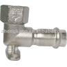 Buy cheap 90 degree carbon steel female elbow with wall plate-press fitting from wholesalers
