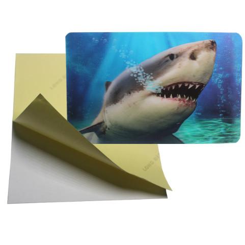 Big discount Custom Colorful 3d lenticular sticker UV Resistant flip lenticular