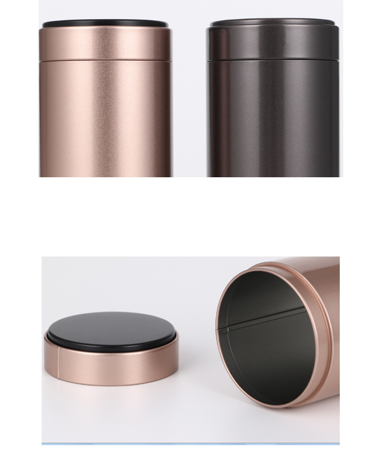 Anticorrosive Tin Can For Tea Packaging , Multifunctional Cylindrical Tin Container