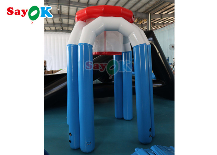 Giant Throwing Game Inflatable Basketball Hoop For Family Fun