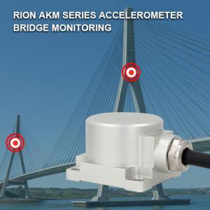 Bridge X Y Z Axis Accelerometer , Road Roller Vibration Monitor