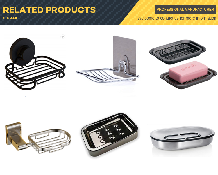 Household Bathroom Hardware Accessories Suction Cup Bar Soap Holder