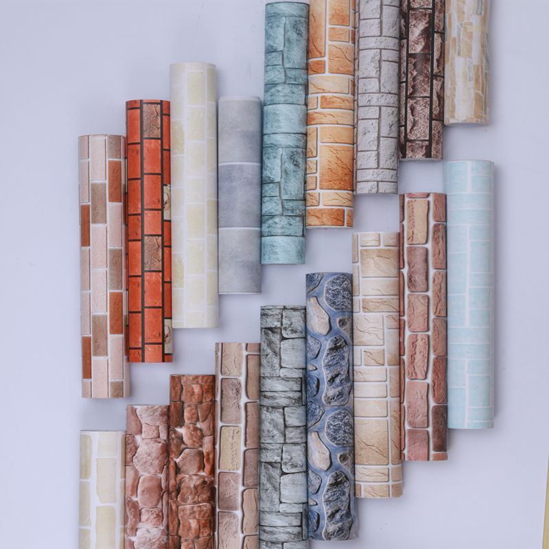 Wood Grain Self-Adhesive PVC Vinyl Wall Panels Modern Style Wallpaper Contact Paper for Door Stickers