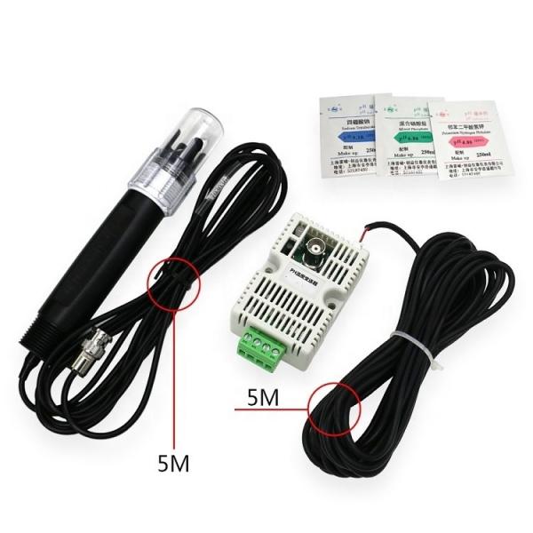 Quality 4-20mA RS485 Modbus Water PH Sensor for Fish Pool and Agriculture Irrigation 12V/24V for sale