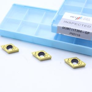 DCMT07 DCMT11 Cermet CNC Turning Inserts , Cermet Turning Inserts For CNC