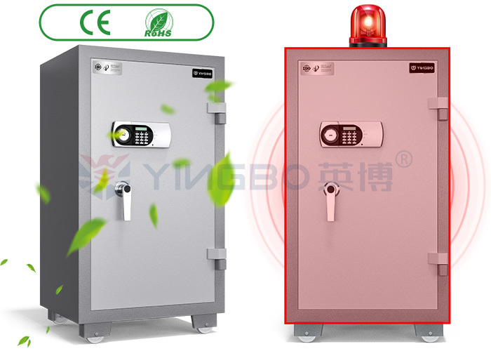 YB/FH-108 Electronic Digital Lock Fireproof Safe Box with 1400°C Fireproof Rating and Special Out Hinge Design