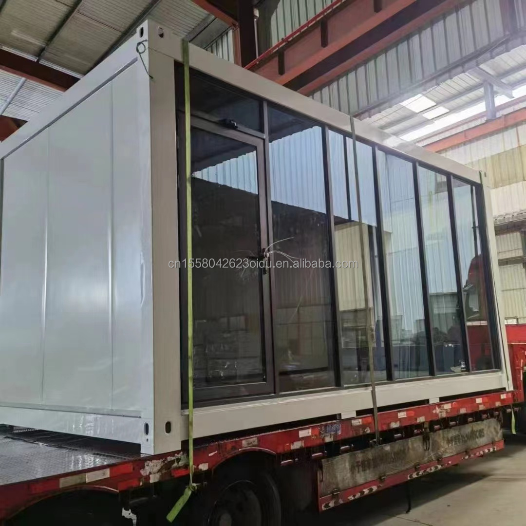 Main Structure Galvanized Steel Square Tubes in Made 20ft Flat Packaging Prefabricated Temporary Container Workshop