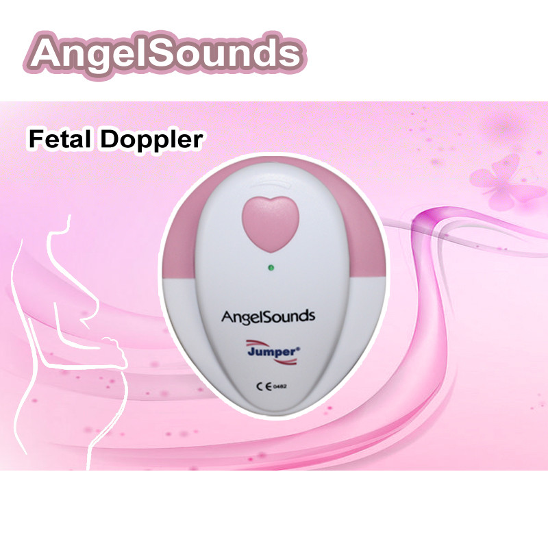 Small Pink color Angelsounds Pocket Fetal Doppler For Transmiting Fetal Heart Signal JPD-100Smini