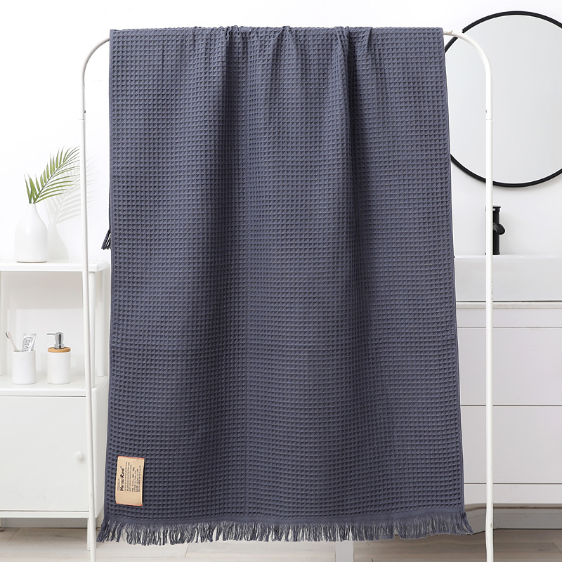 Hotel Soft Multi-Colored Tassel Bath Towel Shawl 90*180 with Antimicrobial and Cotton