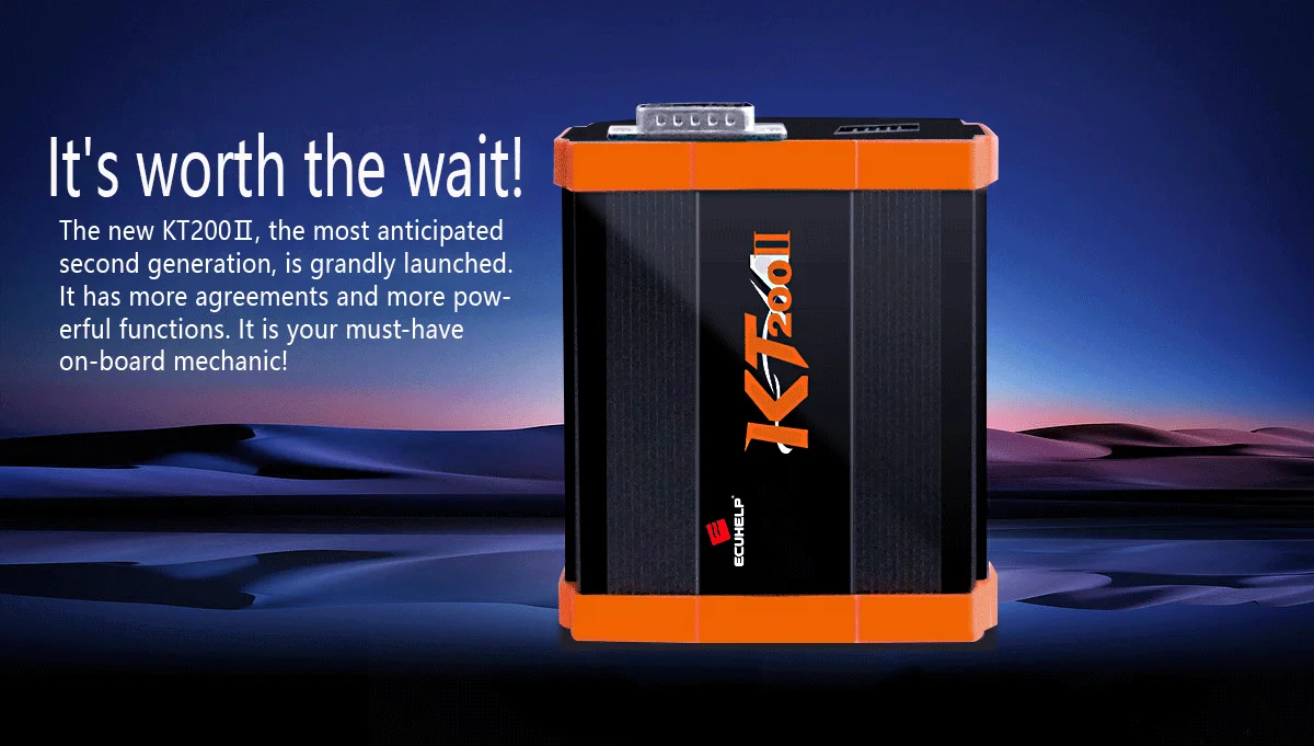 Online/offline KT200 II Full Version ECU Programmer DTC Code Removal OBD2 BOOT BDM JTAG Read And Write Multiple Protocol