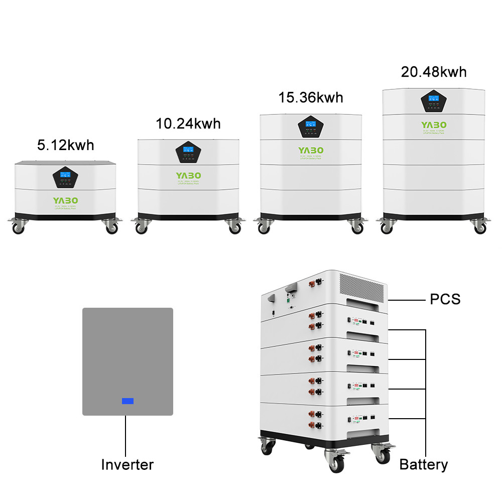 Energy Storage Lifepo4 Home Battery 51.2V 100Ah Stackable Metal Casing