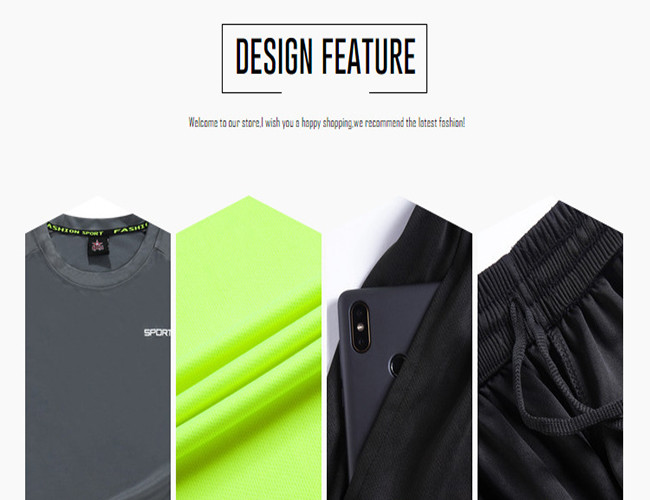 Custom Sublimation Men Running Wear Jogging Suits Green Color