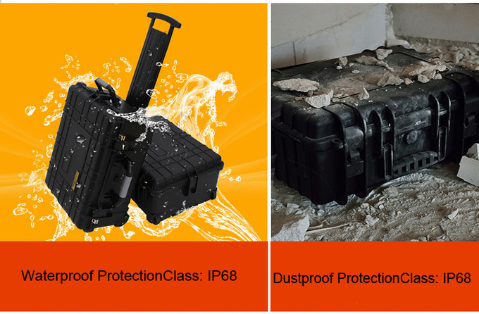 Moisture Proof Plastic Tool Storage Cases Dust Proof Waterproof Drop Resistant