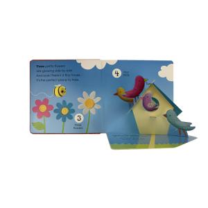 A3 Coated Paper Reusable Pop Up Book Printing For Children