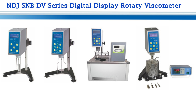 NDJ-4S 5S 8S Digital Rotary Viscometer Brookfield Adjustable Speed Lab Testing Instruments