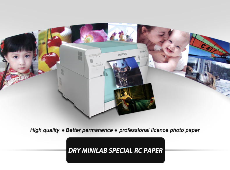 Dry Minilab Silky Photo Paper 5″ 240gsm For Drylab Inkjet Printing