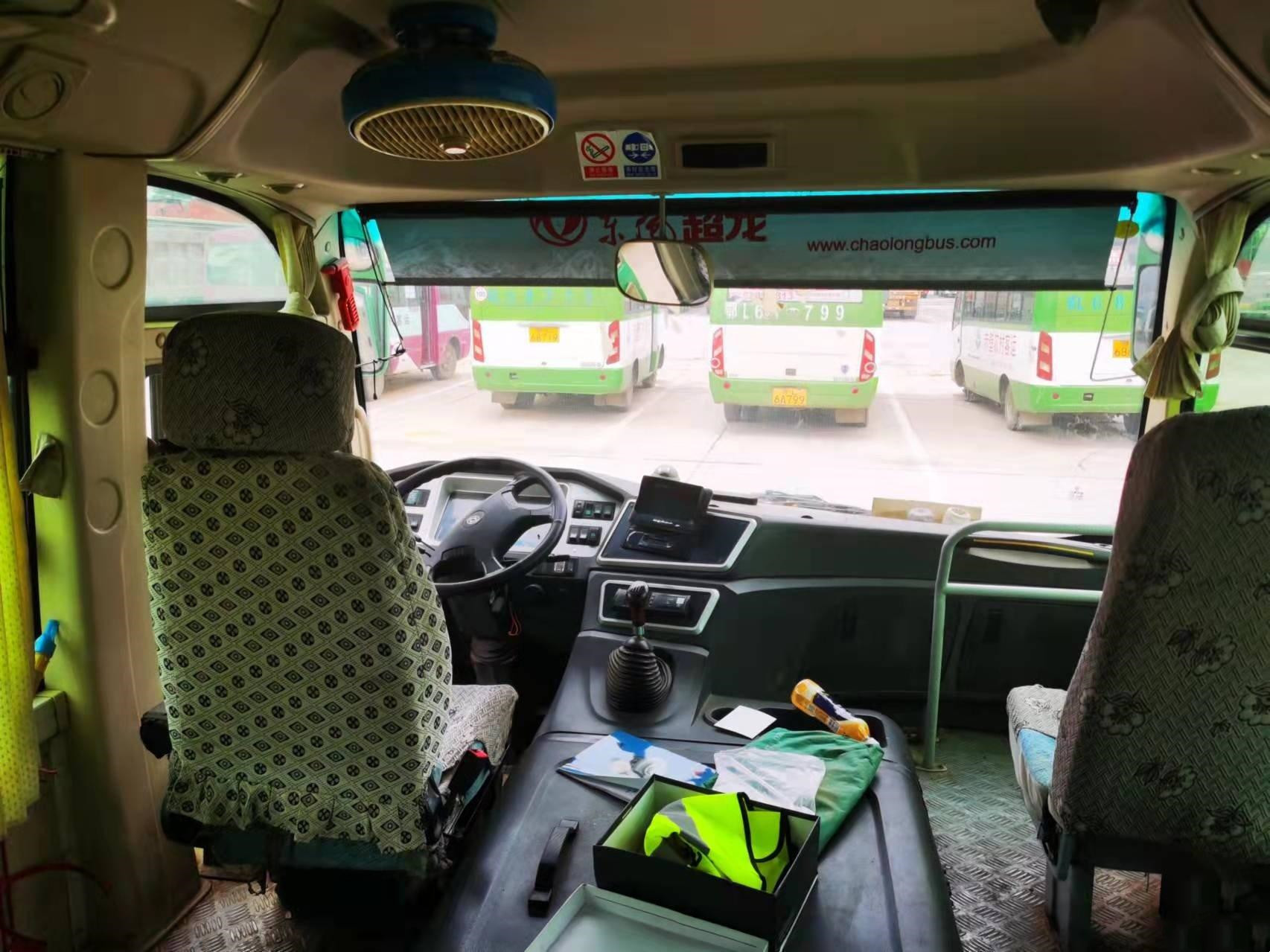 Dongfeng EQ6606 Chinese Brand Used Mini Bus 19seats 5.9m Length Euro V 2018