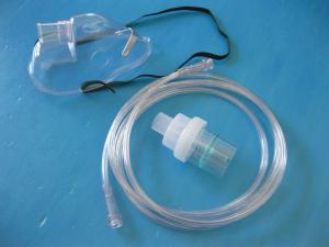 China Transparent Disposable Medical PVC Infant Adult Nebulizer Mask Kit on sale