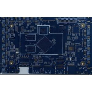 Blue Oil Medical PCB Printed Circuit Board With Gold Immersion Surface Customzied