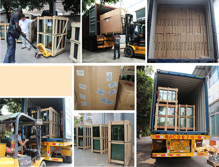 Plastic Steel Frame UPVC Windows For Exterior Facade Curtain Wall
