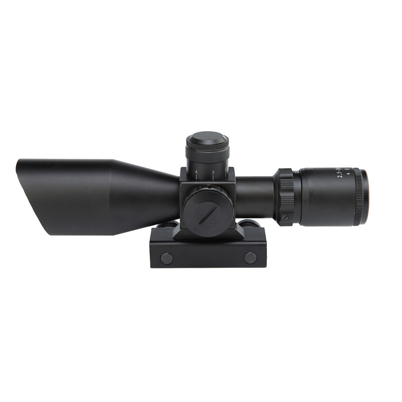 2.5-10x40 Compact Dual Illuminated Tactical Hunting Scope with 20/11mm Mount