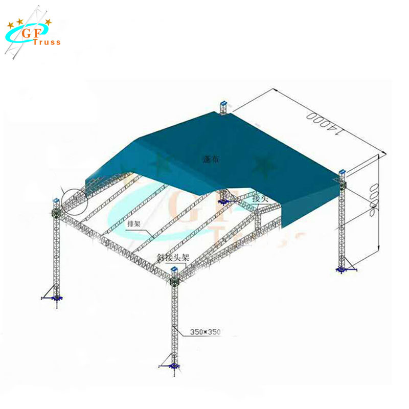 290mm*290mm Lighting Truss System For Stage Decoration Studio