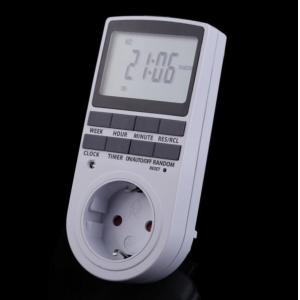 EU Plug 24 Hour Programmable Mechanical Electrical Plug Program Timer 7 Dayeek