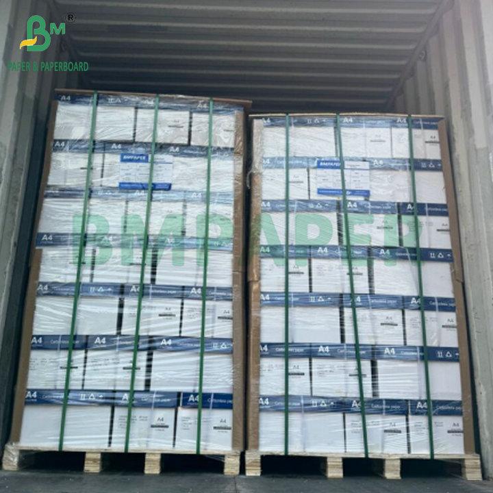 Yellow Blue 55gsm 60gsm Blank Carbonless Paper For Receipt Printing Letter Size