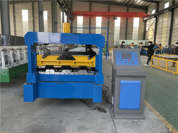 Roof Metal Steel Floor Deck Roll Forming Machine 900 - 1250mm