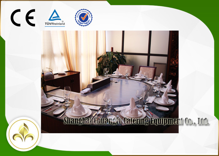 Purification System Gas / Electric Teppanyaki Grill For Restaurant Hotel Food Plazza