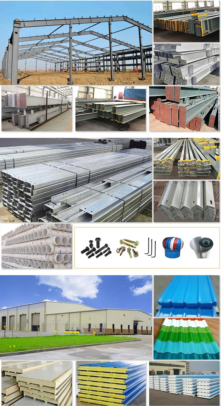 Steel Structural Fabrication Construction for Hotel Building Convenient Light Prefab