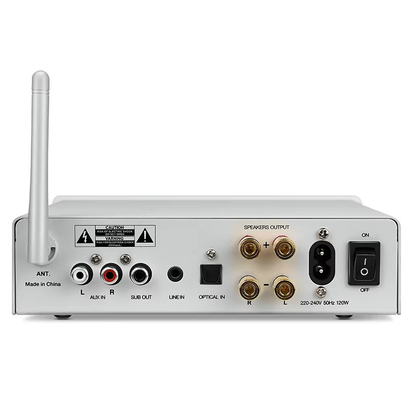 2.1 Channel HiFi Bluetooth Audio Power Amplifier 100 Watt Subwoofer Sound Receiver Bluetooth DAC Amplifier