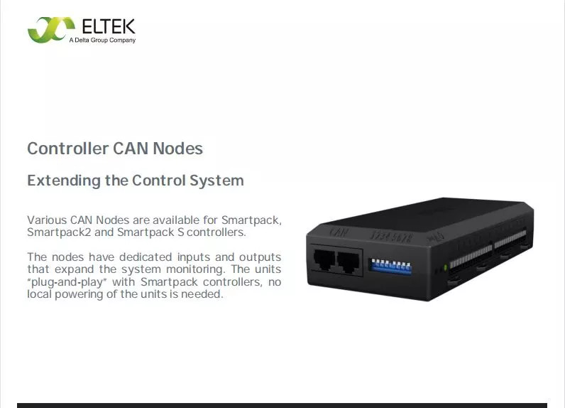 Eltek Black Outdoor Telecom Monitoring Module 242100.304