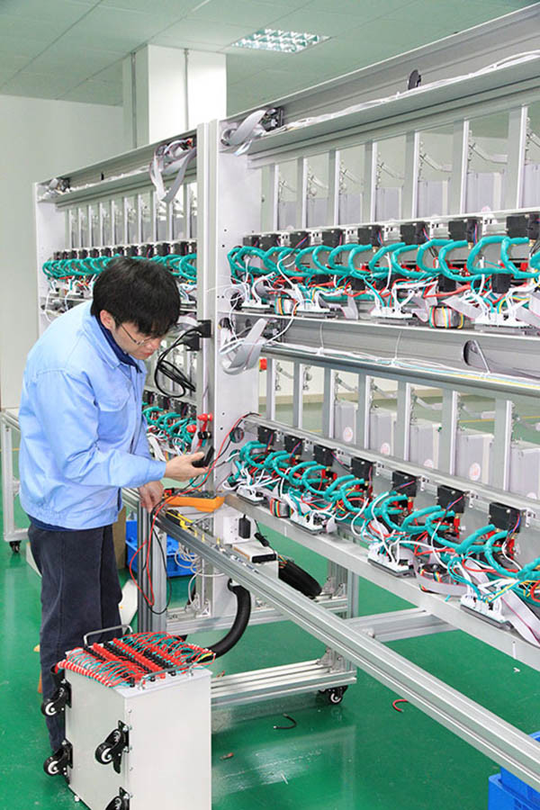 48 Positions Single Phase Energy Meter Test Bench Auto Mark Locking Standard Deviation