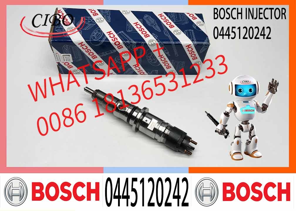 High Pressure Common Rail Fuel Injector 0445 120 242 0445120242 0445120182 0445120183 For DCI11 Engine