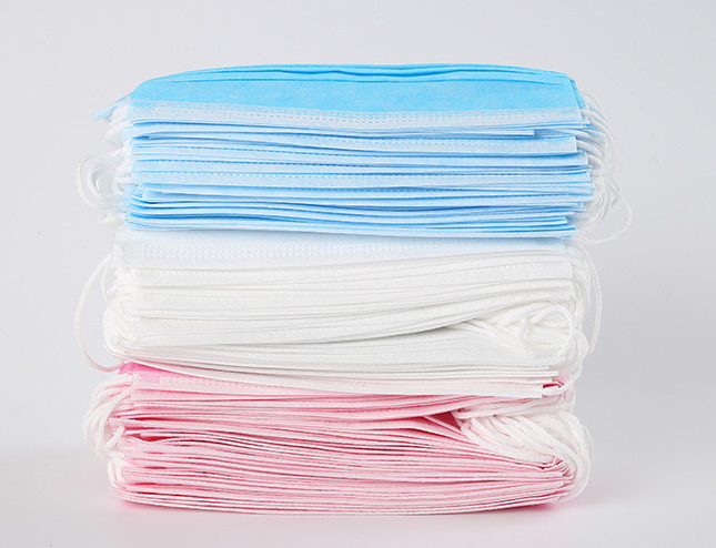 White Medical Mouth Mask Hospital Surgical Disposable Mask ISO13485 Approved
