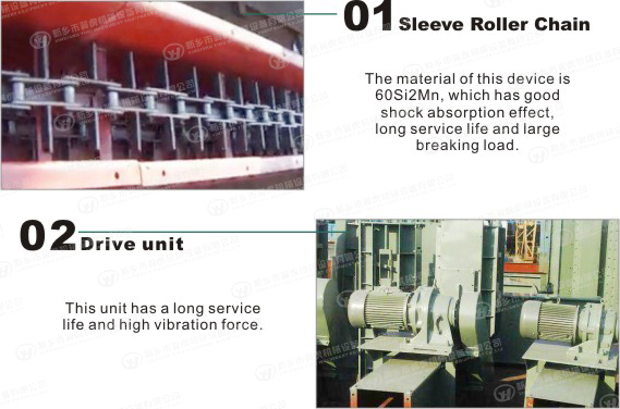 Cement Industrial Chain Conveyor Stainless Steel304 Materials