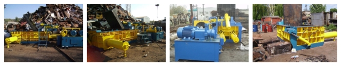 Scrap Metal Baling Press
