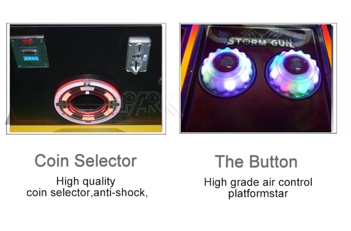 Storm Gun Shooting Coin Amusement Arcade Game Machine Storm Gun Games